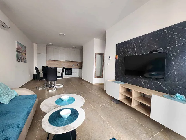 One-Bedroom Apartment 53 m² with Terrace and City & Sea View — Bečići